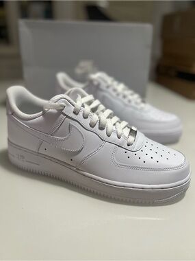 Nike Men’s Air Force 1 Low — White. Sz 10.5